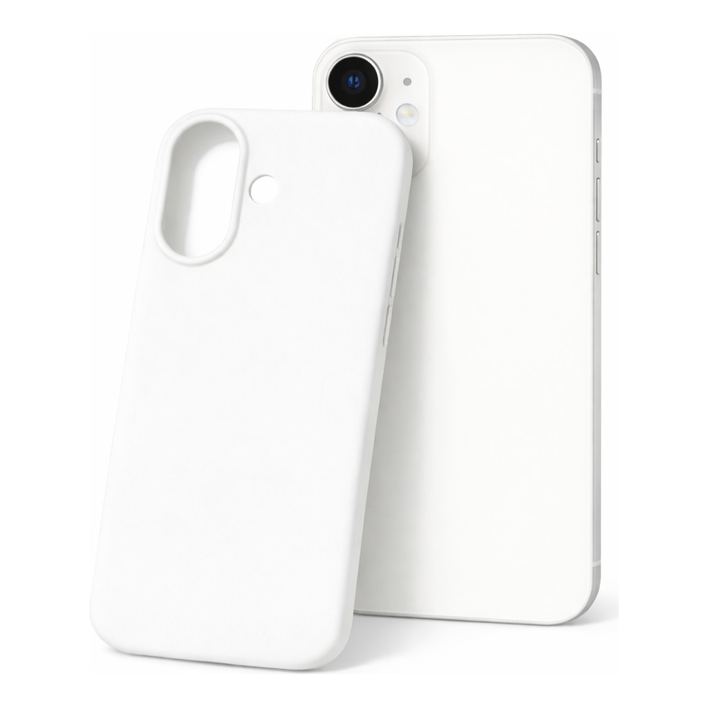 Bzontech iPhone 17 Uyumlu Kılıf Renkli Lansman Içi Kadife Yumuşak Kamera Yükseltili Silikon - Beyaz Cep Telefonu Kılıfı Fiyatı