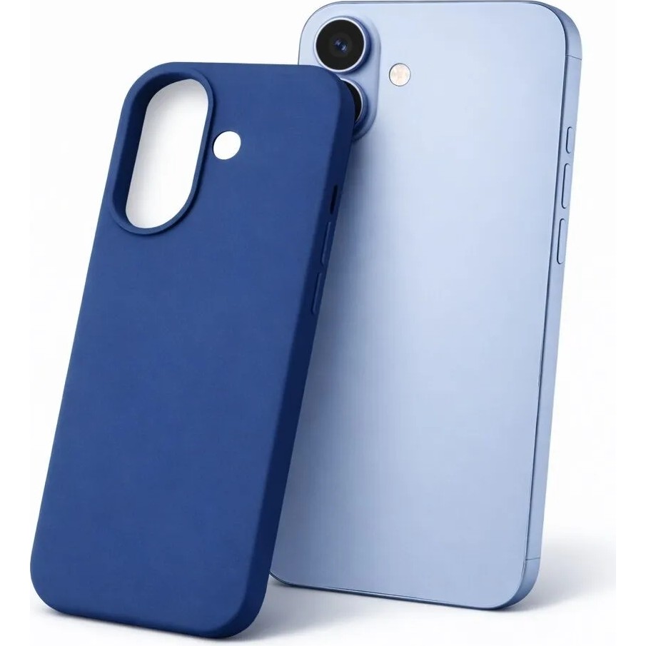 Bzontech iPhone 17 Uyumlu Kılıf Renkli Lansman Içi Kadife Yumuşak Kamera Yükseltili Silikon - Lacivert Cep Telefonu Kılıfı Fiyatı