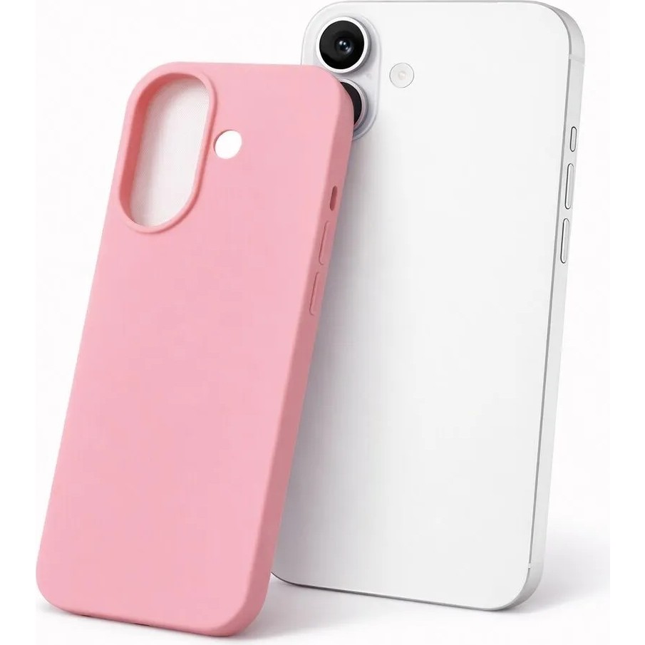 Bzontech iPhone 17 Uyumlu Kılıf Renkli Lansman Içi Kadife Yumuşak Kamera Yükseltili Silikon - Pembe Cep Telefonu Kılıfı Fiyatı
