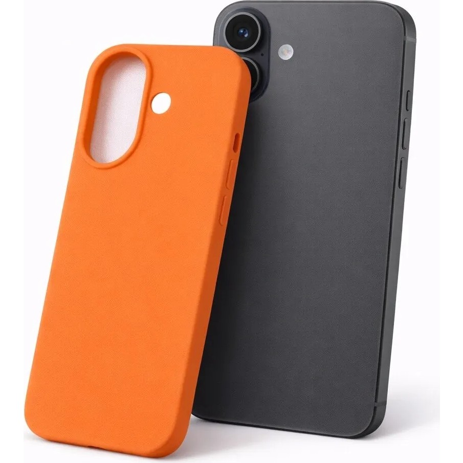 Bzontech iPhone 17 Uyumlu Kılıf Renkli Lansman Içi Kadife Yumuşak Kamera Yükseltili Silikon - Turuncu Cep Telefonu Kılıfı Fiyatı
