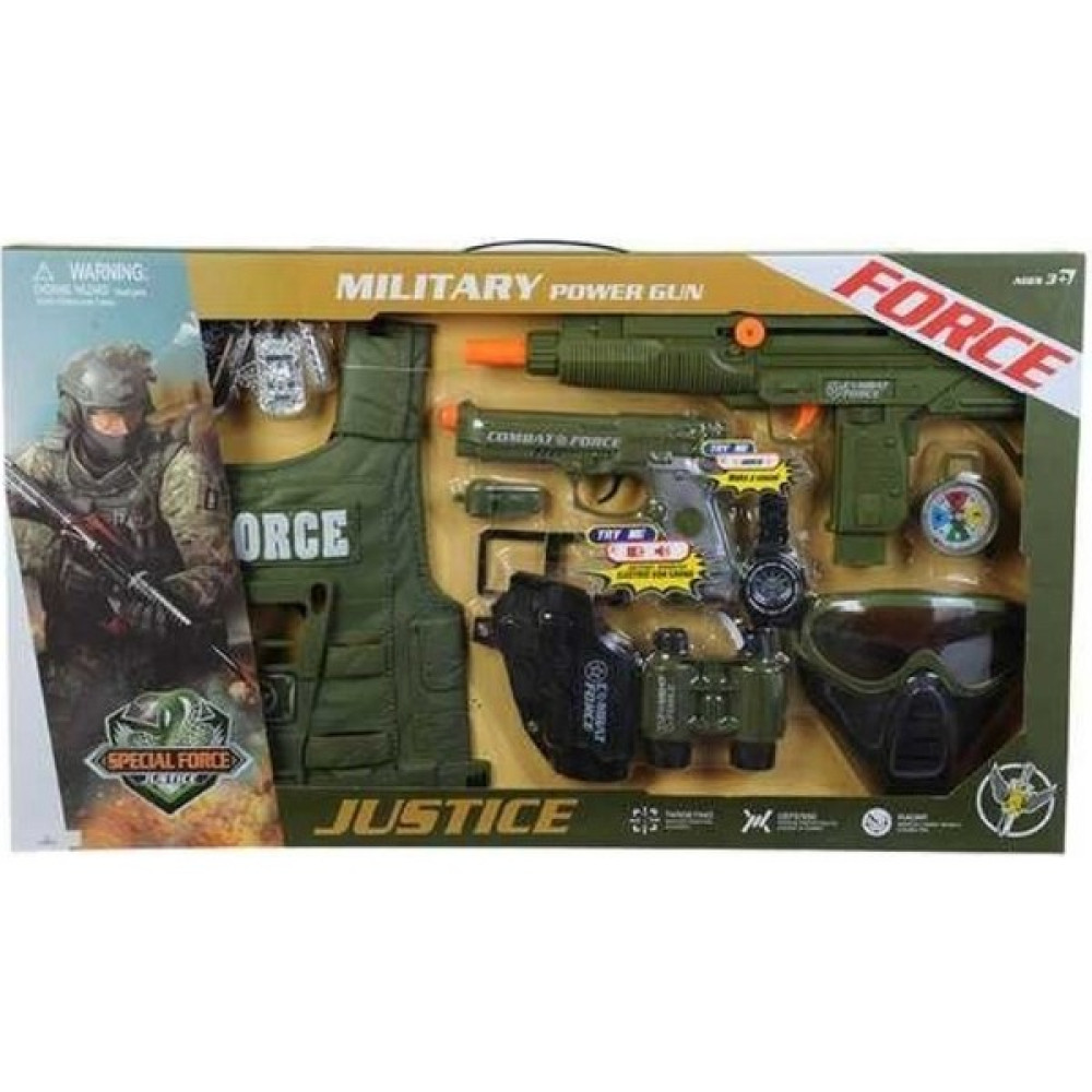 C Toys Yelekli ve Tüfekli Büyük Polis-Asker Seti - 1 Oyun Seti Fiyatı