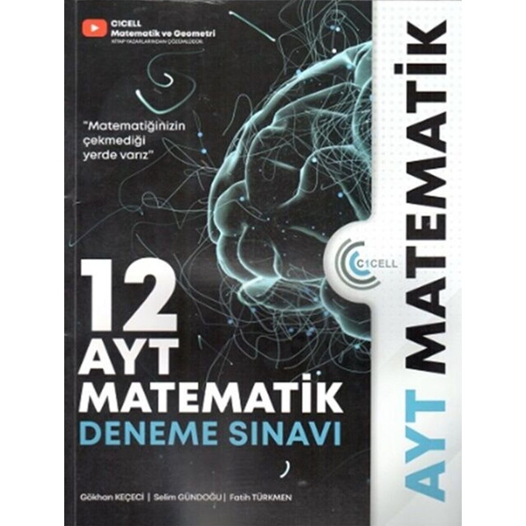 C1CELL Yayınları AYT Matematik 12 Deneme Sınavı Matematik Fiyatı