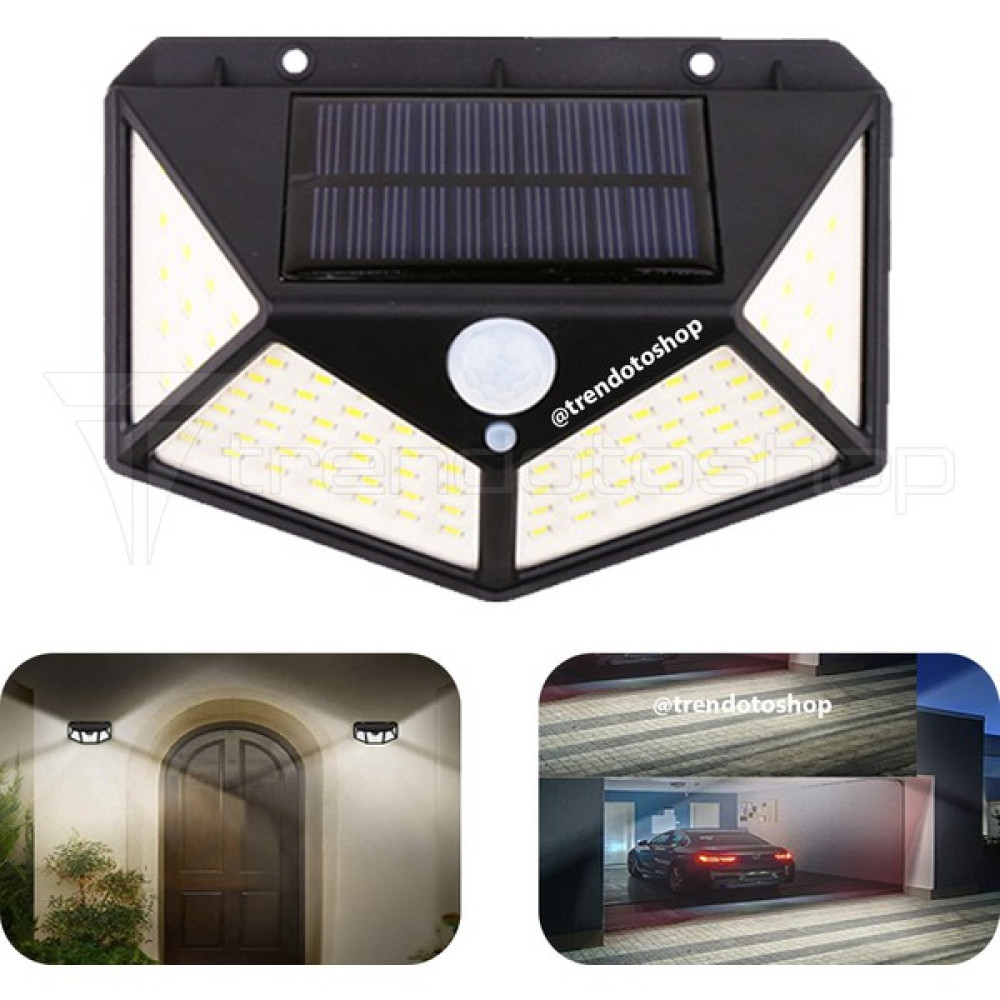 C9 100 Ledli Güneş Enerjili Hareket Sensörlü Solar Aydınlatma Lambası Dış Mekan & Bahçe Oyuncakları Fiyatı