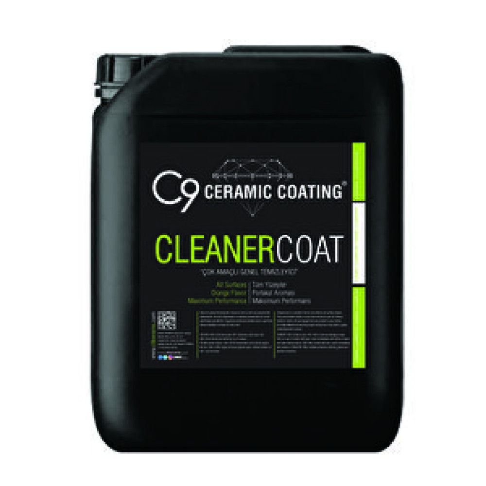 C9 Ceramic Coating Çok Amaçlı Genel Temizleyici - Cleaner Coat - 5 Kg Oto Bakım Bezleri Fiyatı