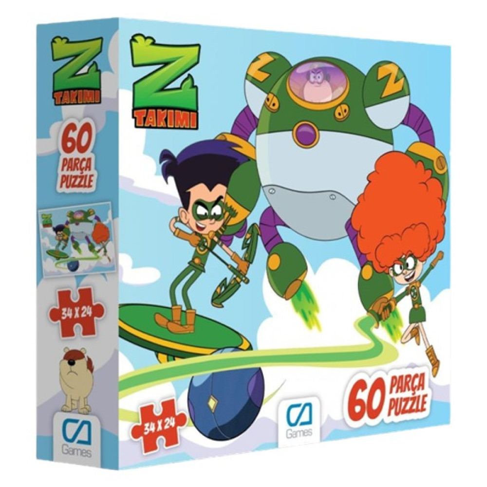 Ca Games +3 Yaş Z Takımı 60 Parça Puzzle 5165 (Ca Games) Eğitici Oyuncak Fiyatı