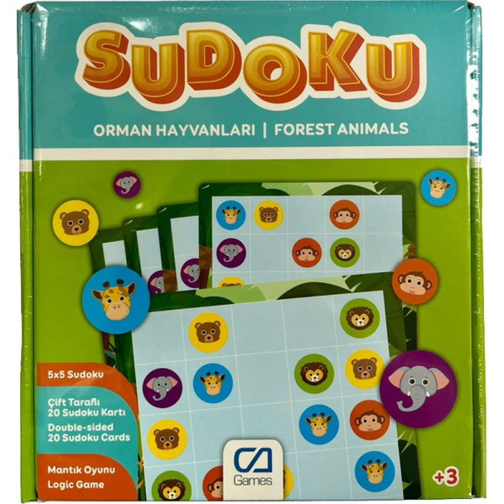 Ca Games 5266 Sudoku Orman Hayvanları Oyunu Oto Boyaları Fiyatı