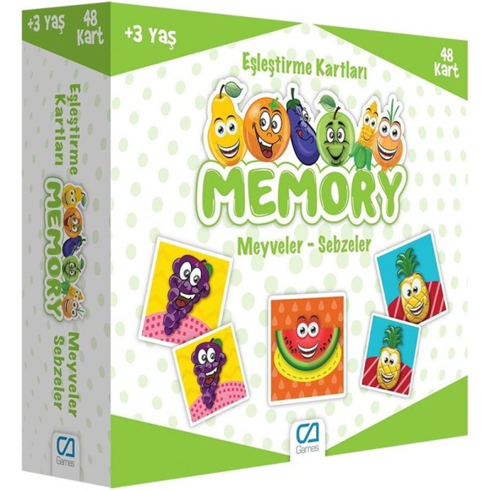 Ca Games Ca 5040 Ca Games, Memory Meyveler Sebzeler - Renkli Oto Boyaları Fiyatı