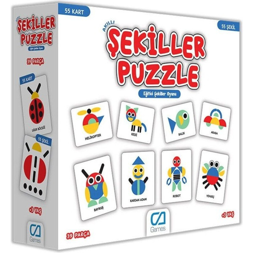 Ca Games CA.5114 Şekiller Puzzle - Standart Oto Boyaları Fiyatı