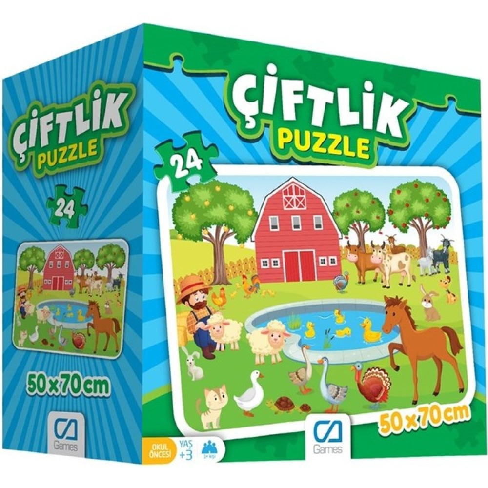 Ca Games CA.5133 Ca Games, Çiftlik Eğitici Puzzle Eğitici Oyuncak Fiyatı