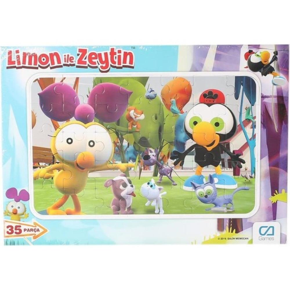 Ca Games CAFRM-5082-5083 Limon ile Zeytin Frame Puzzle 35 Parça Oto Boyaları Fiyatı
