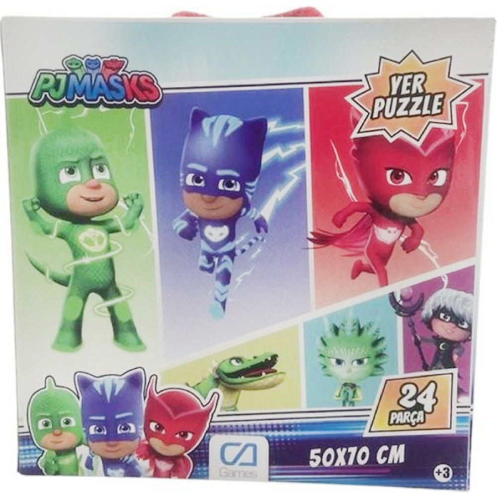 Ca Games Çocuklar Için Zeka Geliştirici Öğrenmeyi Destekleyen Pija Maskeliler Yer Puzzle 24 Parça Eğitici Oyuncak Fiyatı