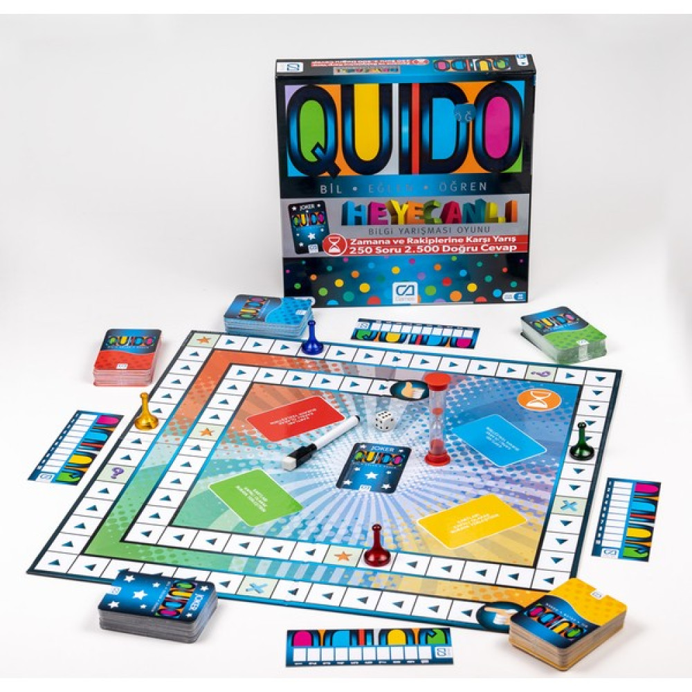 Ca Games Eğitici-Quıdo Board Game Oyun & Hobi Fiyatı
