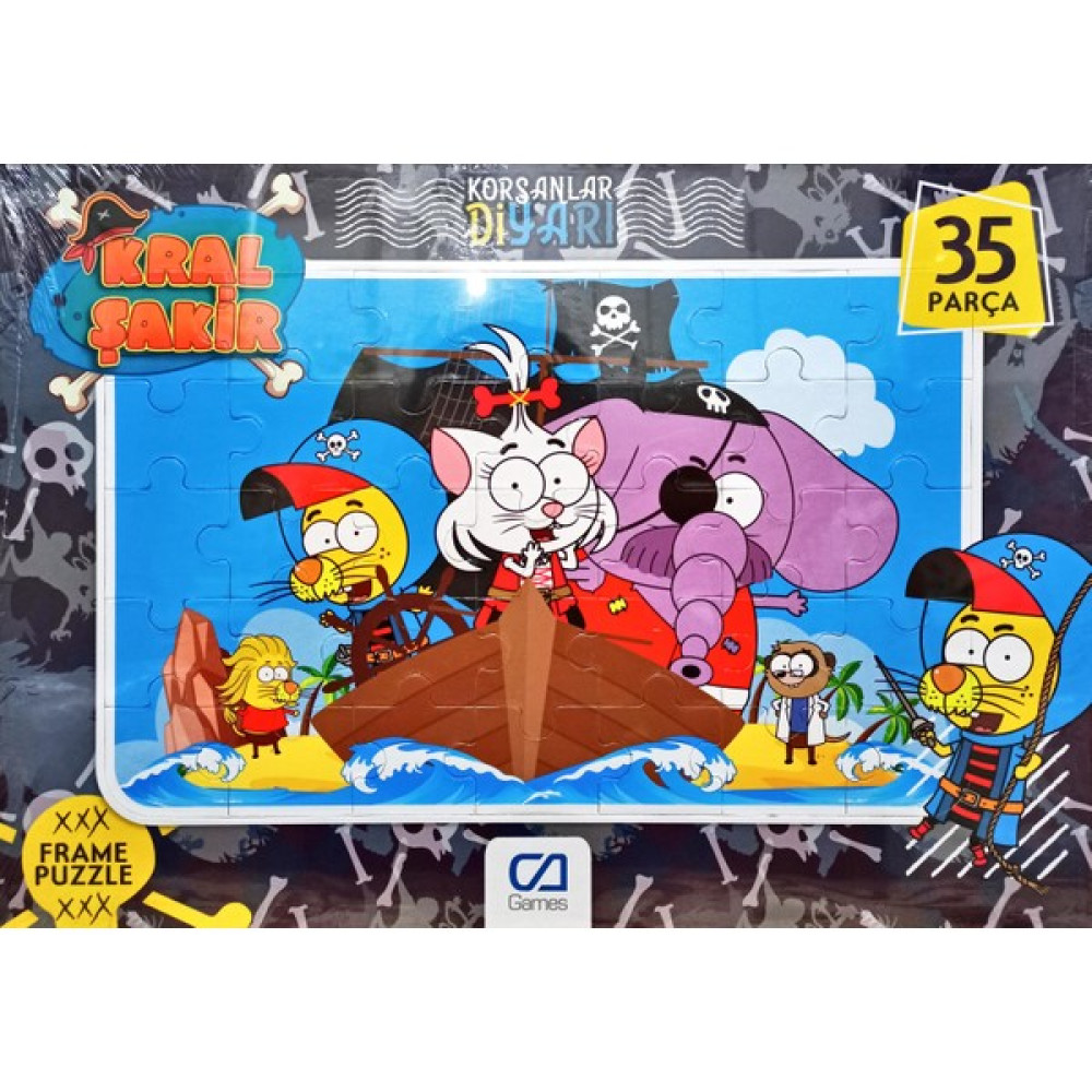 Ca Games Kral Şakir Korsanlar Diyarı Frame Puzzle Yapboz 35 Parça Oto Boyaları Fiyatı