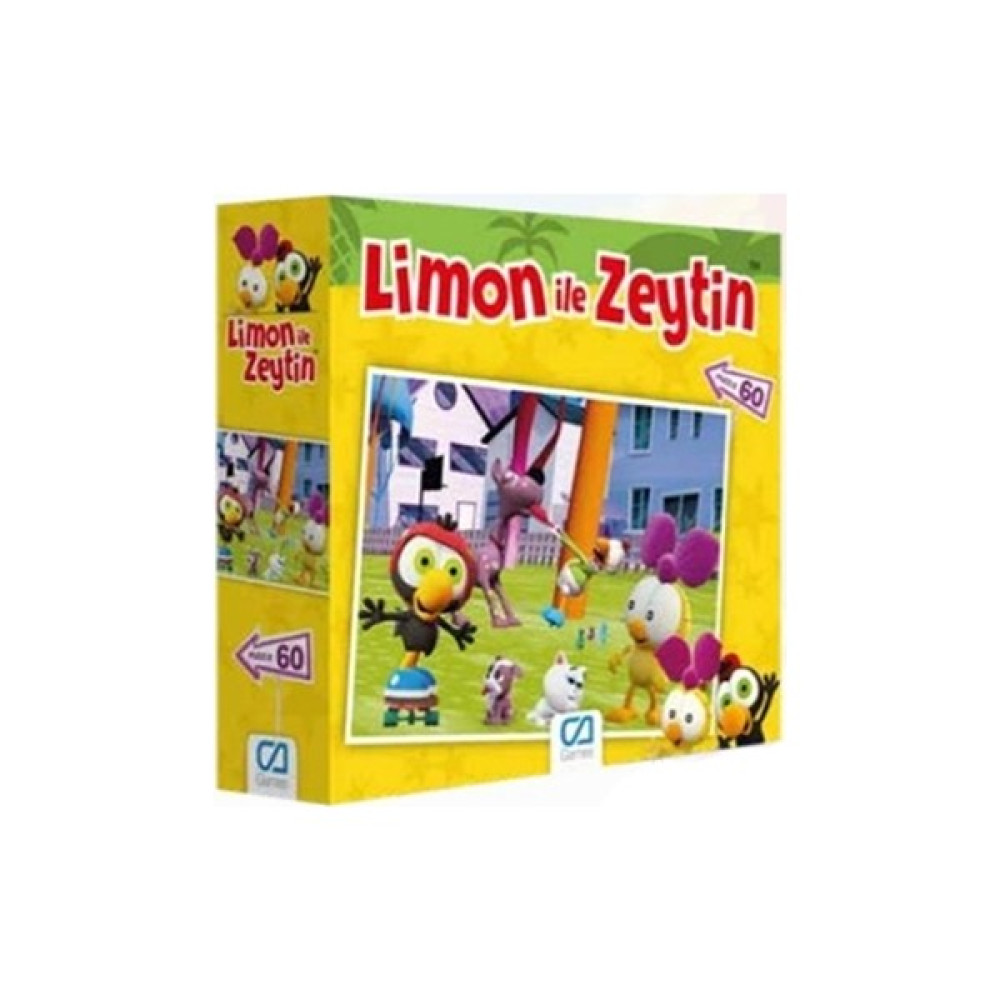 Ca Games Limon İle Zeytin 60 Parça Puzzle CA5096 Eğitici Oyuncak Fiyatı