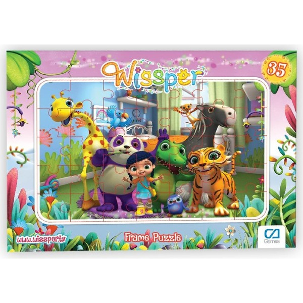 Ca Games Wissper Frame Puzzle/yapboz 35 Parça Pembe Tema Oto Boyaları Fiyatı