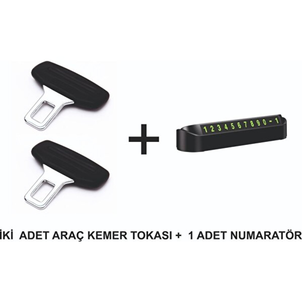 Cabbaroğlu Ticaret Araç Içi Kemer Çapası 2 Adet + Araç Içi Numaratör Oto Seyahat Ürünleri Fiyatı