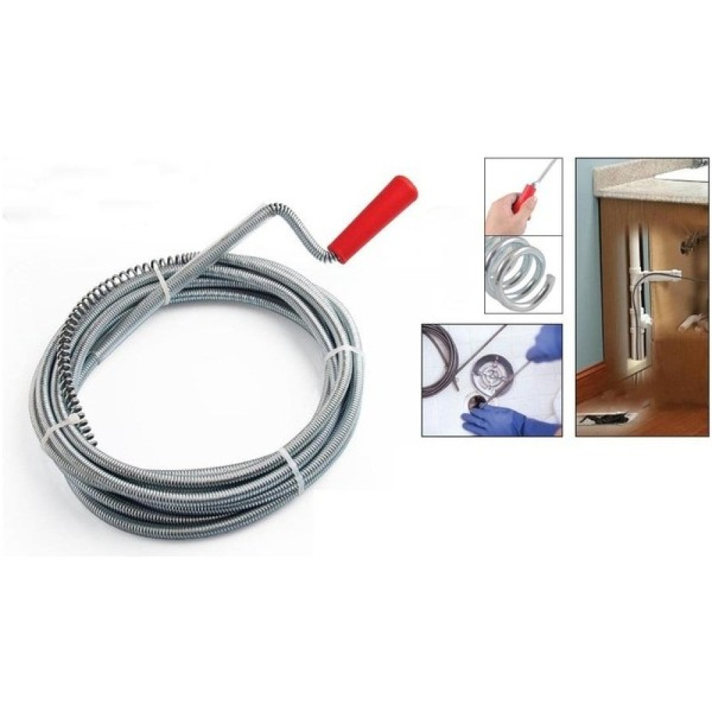 Cabbaroğlu Ticaret Lavabo ve Gider Boruları Açacağı - Lavabo Açma Sustası - 8 metre Nalburiye & Hırdavat Fiyatı
