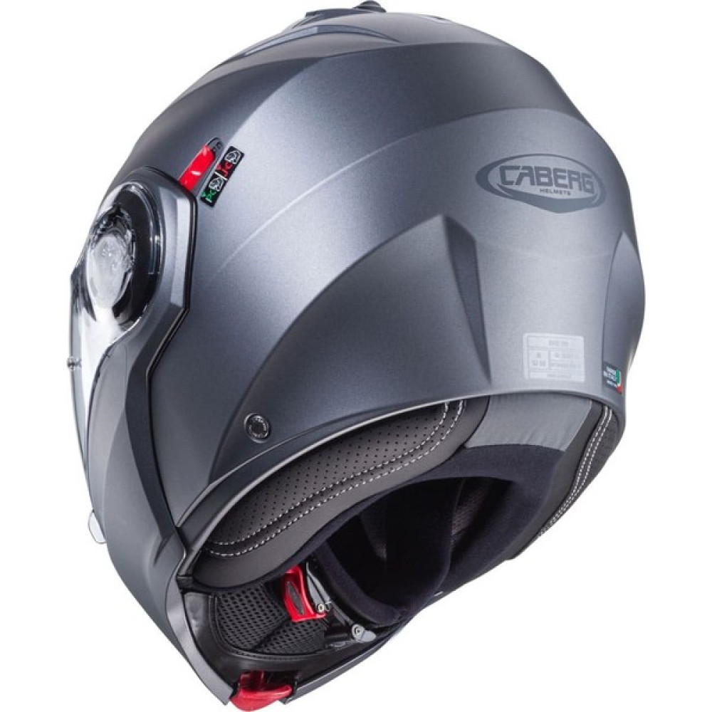 Caberg Duke Evo Mat Gun Metal Motosiklet Çene Açılır Kask - XS Motorsiklet Kaskları Fiyatı