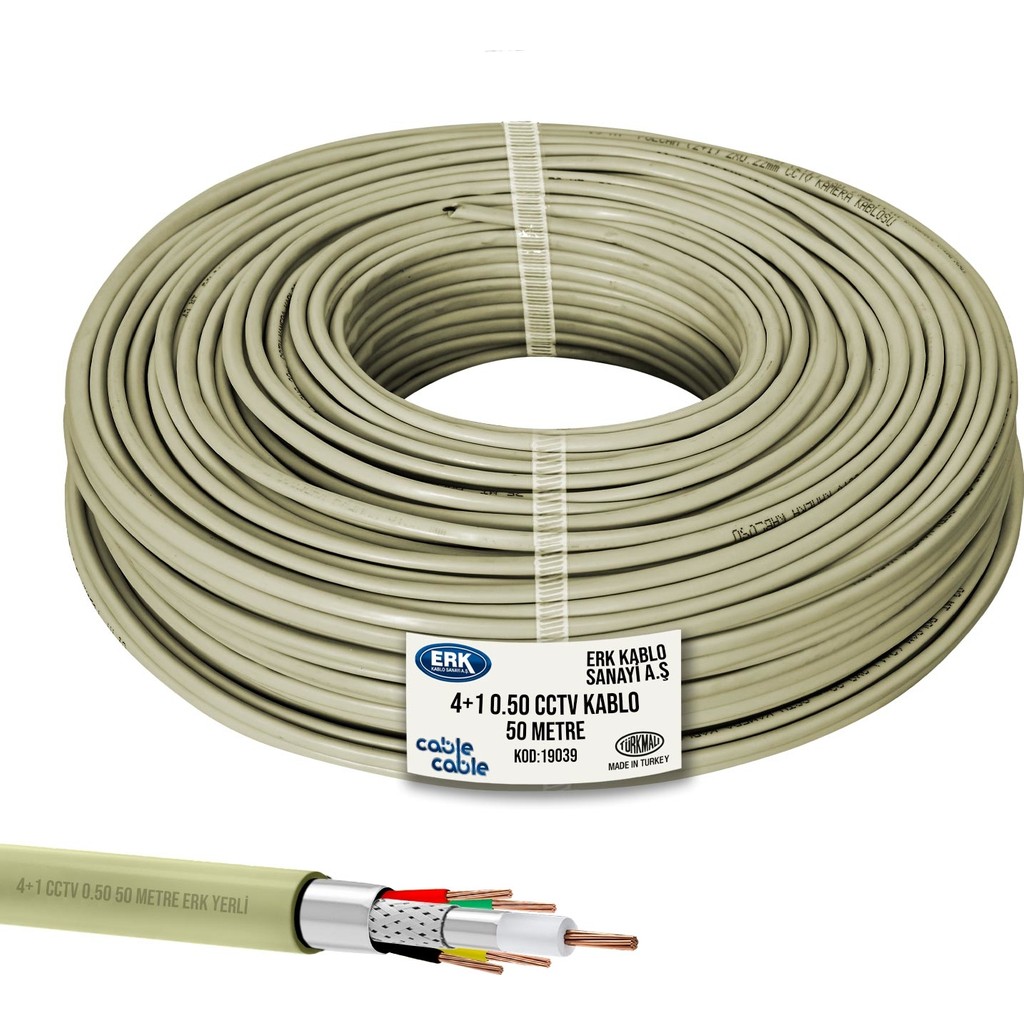 Cable Cable 4+1 CCTV 0.50 Kamera Kablosu - 50M - 50 m SSD / Solid State Drive Fiyatı