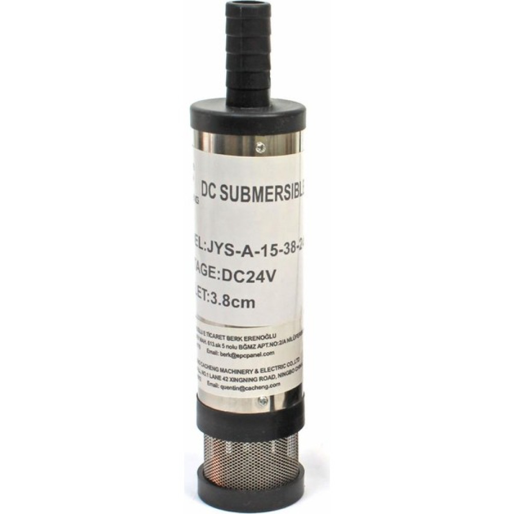 Cacheng 24 Volt Mazot Yağ Aktarma Pompası, Dc Mini Dalgıç Pompa Süzgeçli 38 mm Dış Çap - Yok Su Motoru Fiyatı