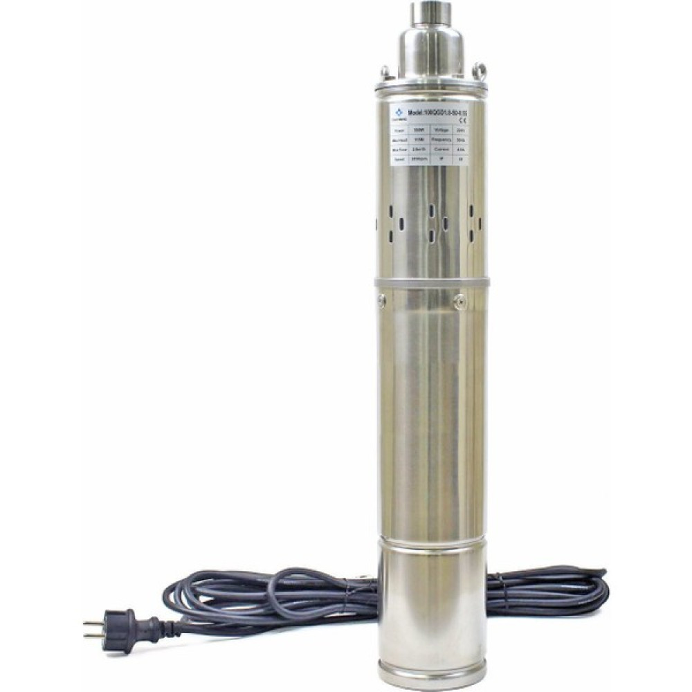 Cacheng 4'' 100 mm Dış Çap Derin Kuyu Dalgıç Pompa 10 Metre Kablolu 550 Watt 115 Mss 2.8 M³/h Su Motoru Fiyatı