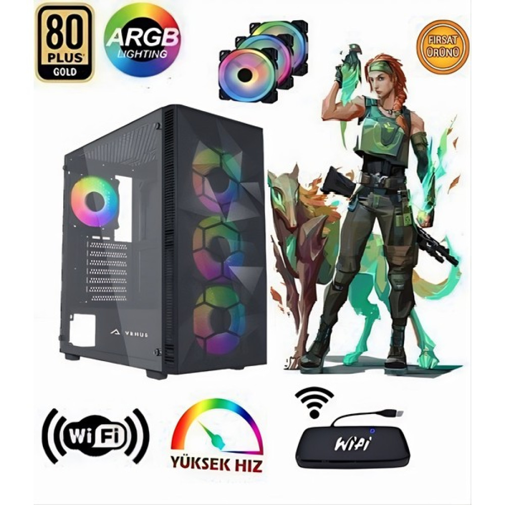 CacheX Amd Ryzen 5 3600 / Rx 6600 /16 GB Ddr4 / 500 GB M2 SSD / 3600V1 / Gamıng Masaüstü Pc Masaüstü Bilgisayar Fiyatı
