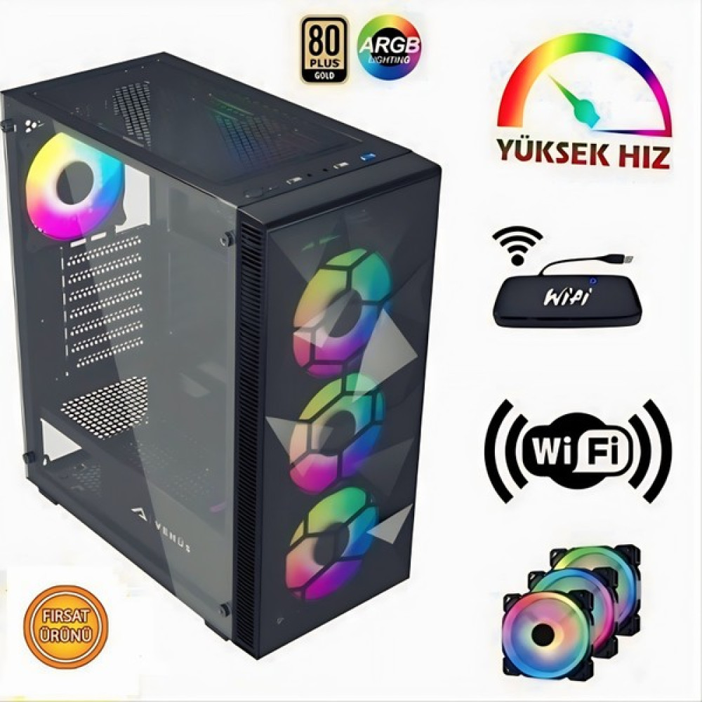 Cachex Gaming Sistem Amd Ryzen 5 5600 + Amd Radeon Rx 6700 Xt 12GB + 16GB Ddr4 Ram + 1tb M.2 Nvme SSD Masaüstü Bilgisayar Fiyatı