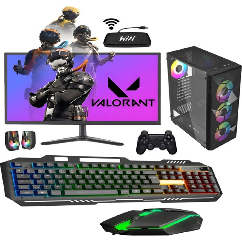 Cachex N70 Pro (Pubg,gta5) I7 860,16GB 240GB SSD,500GB,4GB GT740,23.8 Masaüstü Oyuncu Bilgisayarı Masaüstü Bilgisayar Fiyatı