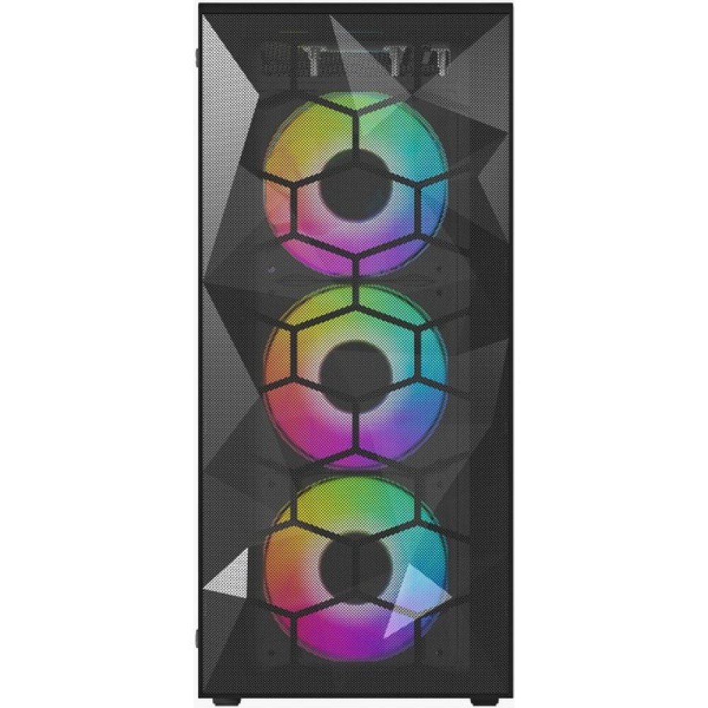 CacheX Venüs 4X120MM Rainbow Fanlı Temperli Cam USB 3.0 Oyuncu Bilgisayar Kasası PC Kasaları Fiyatı