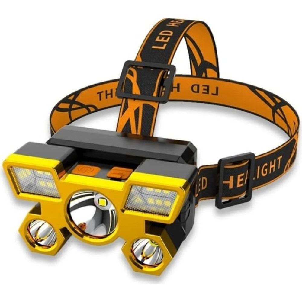 Cadde Outlet 1200 Lümen Cob 9 LED USB Şarjlıoynar Başlıklı Kafa Lambası 5 Modüllü Çakar Modlu CADDE5IN1AA 5450949 Kafa Feneri Fiyatı