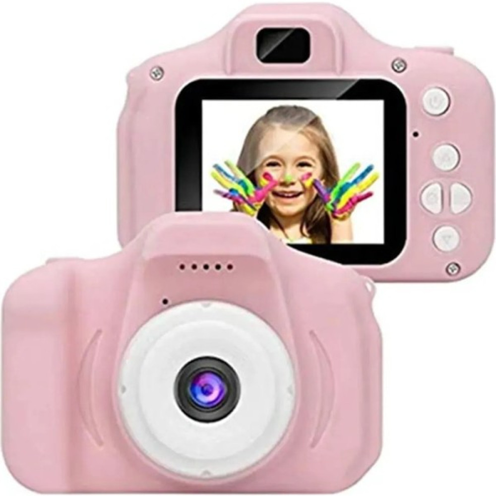 Cadde Outlet Dijital Fotoğraf Makinesi Çocuk Mini 1080P Hd Kamera Selfie Cocukfoto - Pembe Oto Boyaları Fiyatı