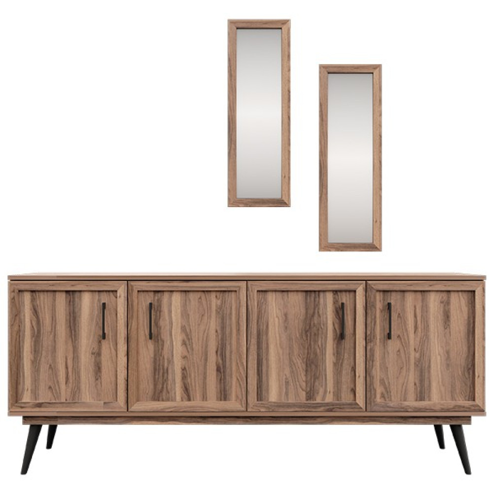 Cadde Yıldız Caddeyıldız Liya Konsol - Ceviz - 193 x 83 x 48 cm Konsol Mobilya Fiyatı