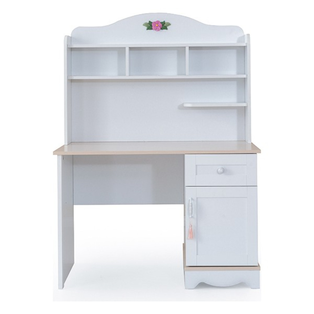 Cadde Yıldız Caddeyıldız Pink Çalışma Masası - 116 x 81 x 61 cm - Beyaz Çalışma Masası Fiyatı