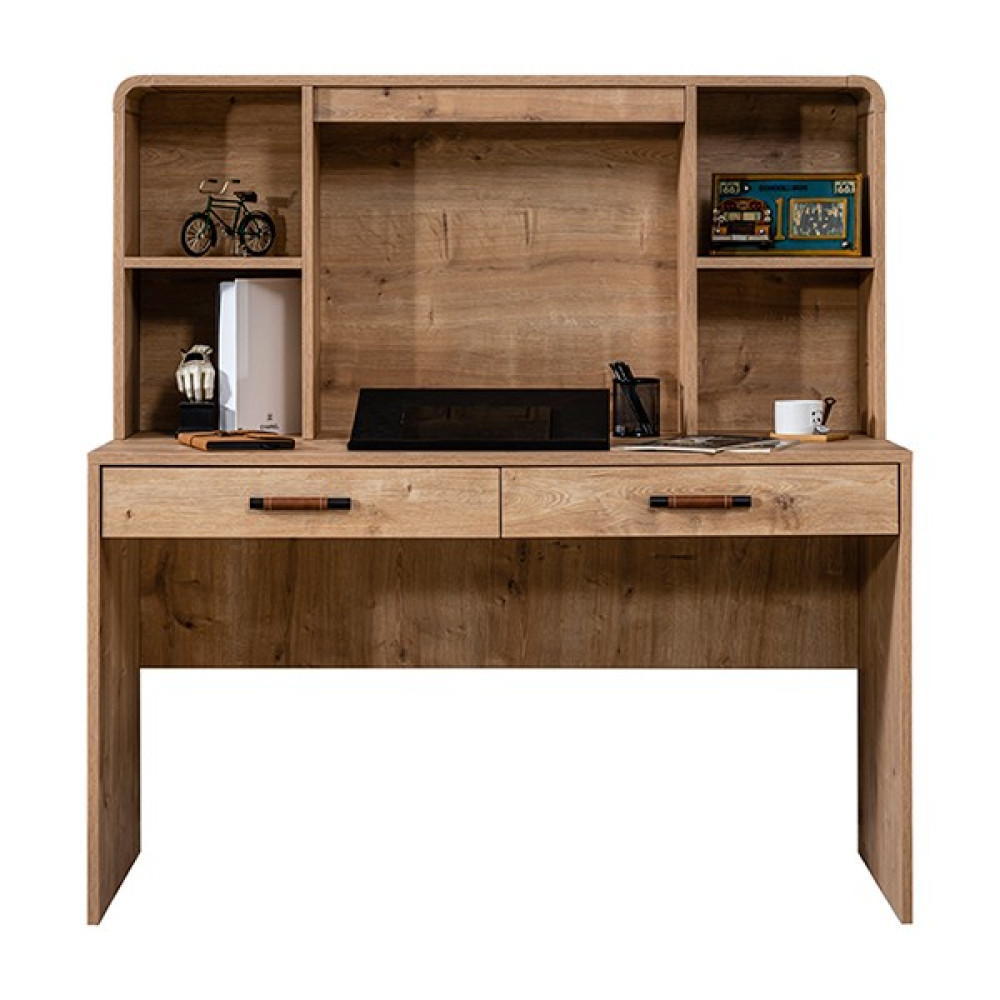 Cadde Yıldız Hugo Çalışma Masası - 130 x 135 x 60 cm - Meşe Çalışma Masası Fiyatı