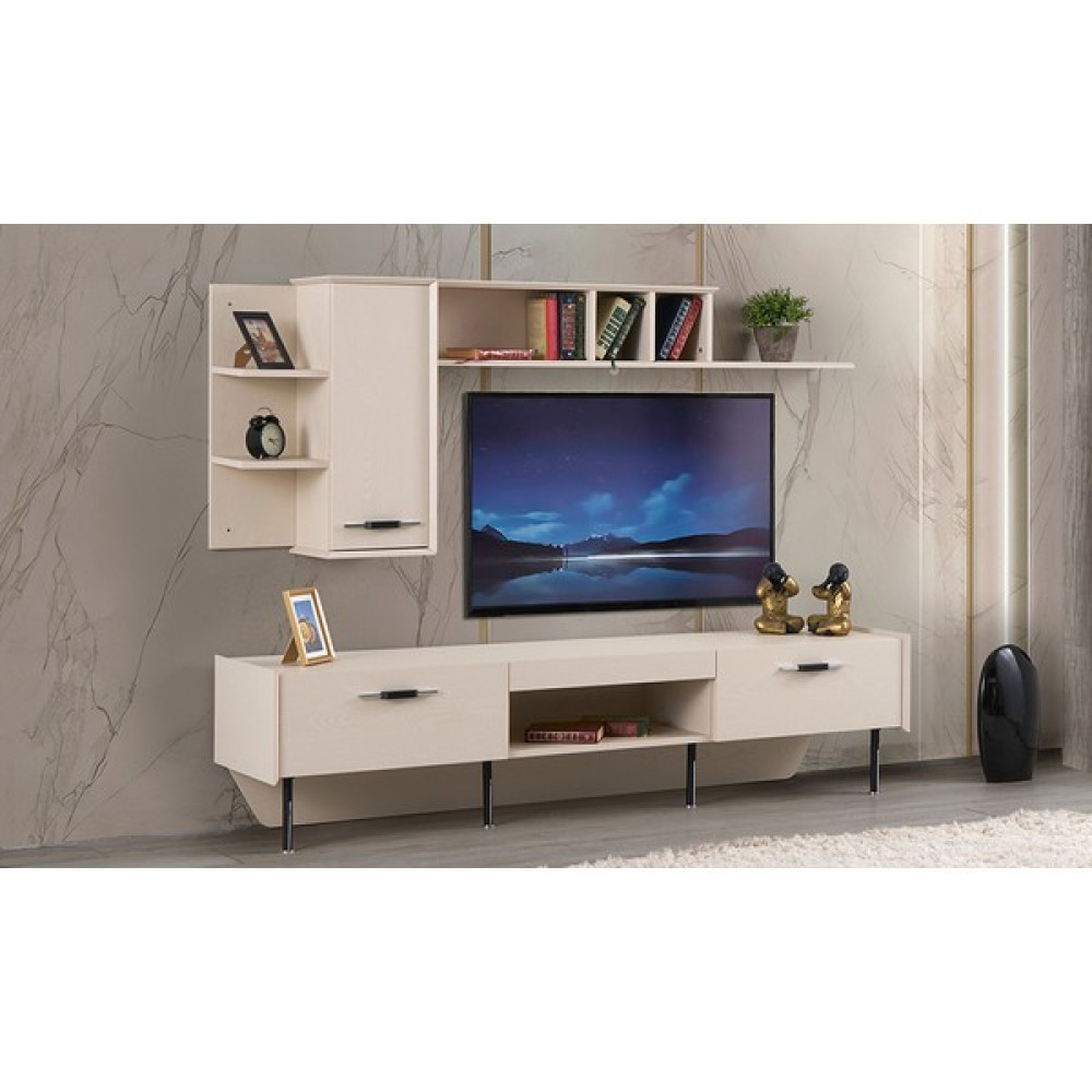 Cadde Yıldız Mimosa Tv Ünitesi - Ekru Tv Ünitesi / Sehpası Fiyatı