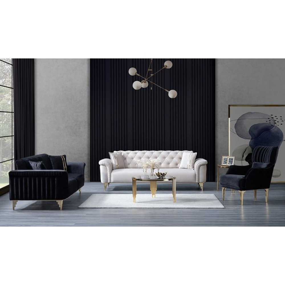Cadde Yıldız Paula Gold Salon Takımı Koltuk Takımı / Seti Fiyatı