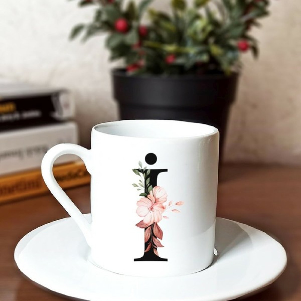 Cadde216 I Harfli Beyaz Türk Kahvesi Fincanı Trend Hediyelik Fincan / Bardak / Kahve Takımı Fiyatı