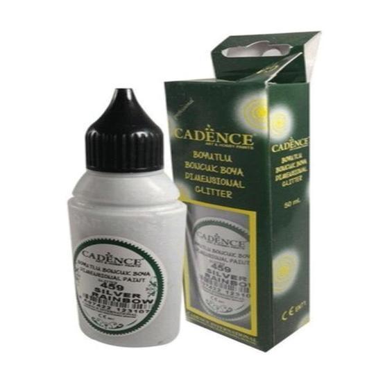 Cadence 459 Silver Rainbow 50 ml Simli Boncuk Boya Boncuk Boya Fiyatı