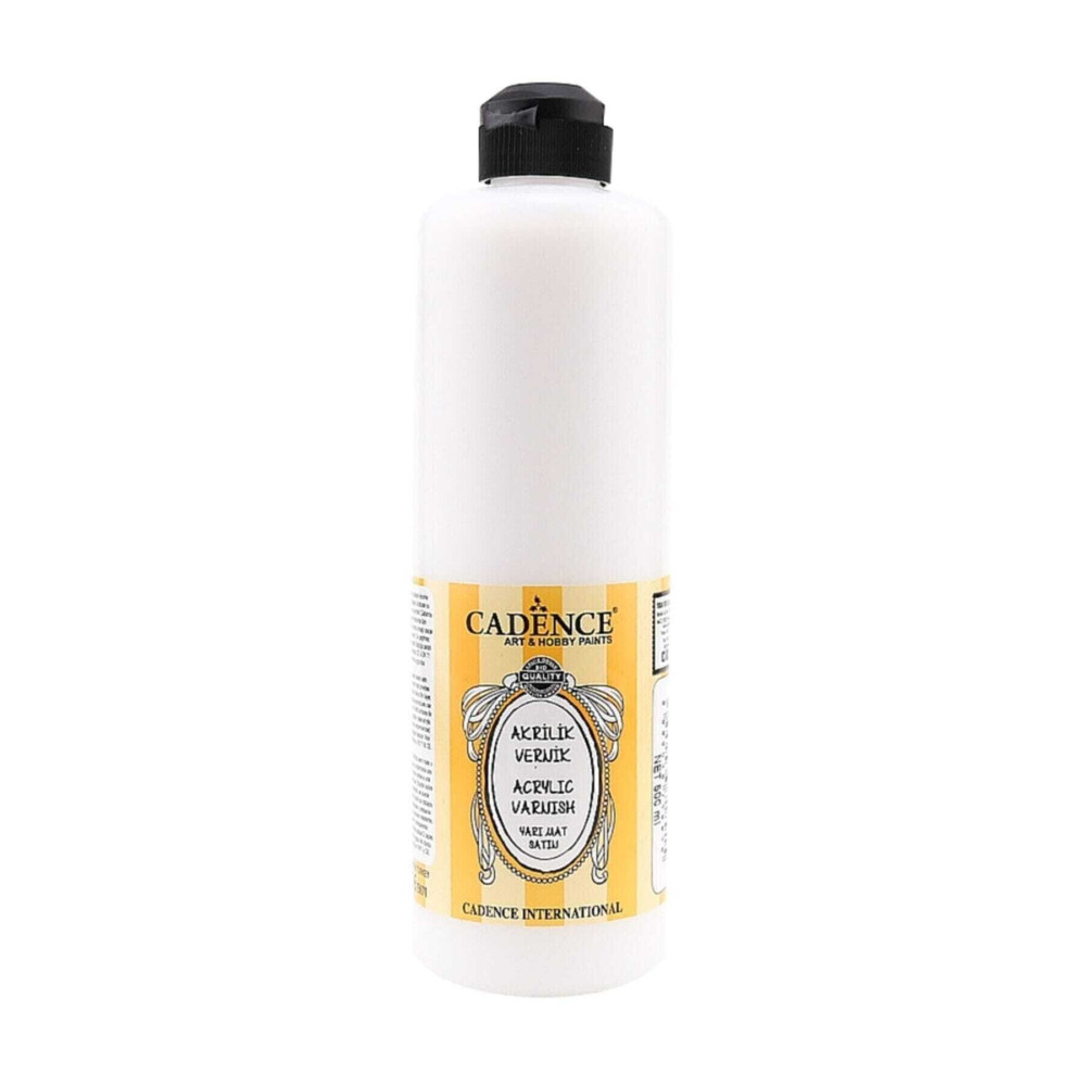 Cadence 500ml Su Bazlı Akrilik Vernik (yarı Mat) Yardımcı Malzeme Fiyatı
