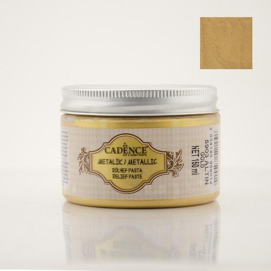 Cadence 5903 Altın 120 ml Metalik Rölyef Pasta