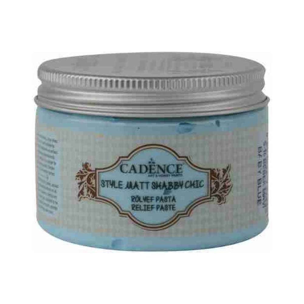 Cadence Bebek Mavi Shabby Chic Rölyef Pasta 350 gr Rölyef Pasta Fiyatı