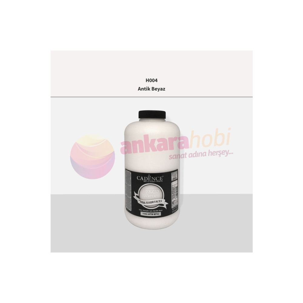 Cadence Boya H-004 Antik Beyaz 2 Litre Multısurface Hybrıd Akr. Akrilik Boya Fiyatı