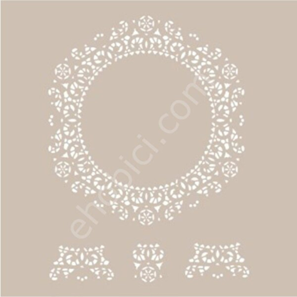 Cadence DS02 Dantel Serisi 25X35 Stencil Şablon - Renkli Yardımcı Malzeme Fiyatı