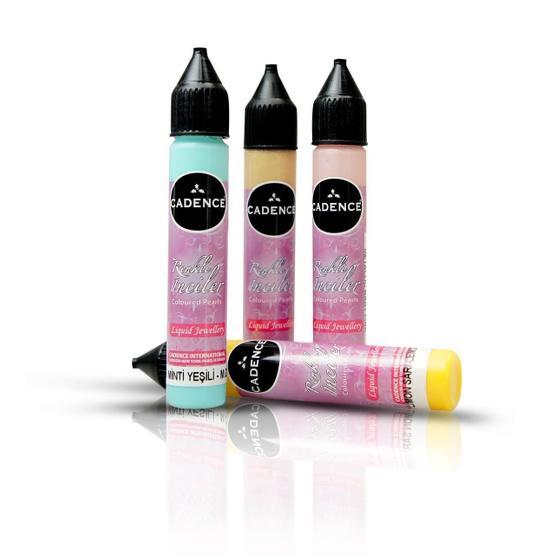 Cadence Opak 25 ml 568 Beyaz Renkli İnciler