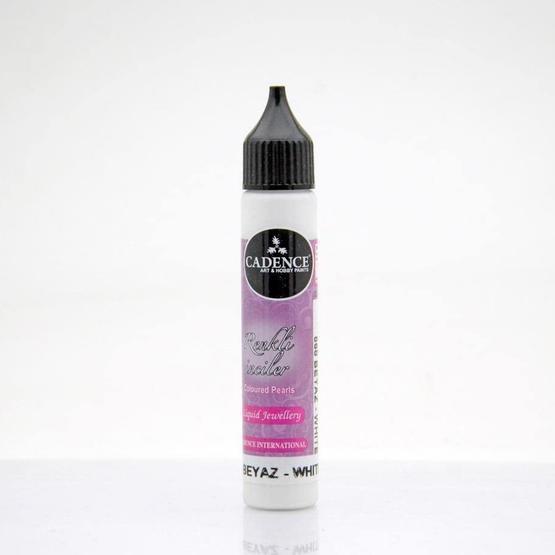 Cadence Opak 25 ml 568 Beyaz Renkli İnciler Boncuk Boya Fiyatı