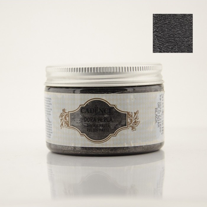 Cadence Siyah - Dora Perla Rölyef Pasta 150 ml Rölyef Pasta Fiyatı