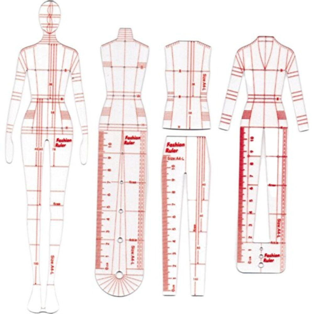 Cadia Moda Çizim Cetvel Kadın Insansı Desenler Tasarlama Eskiz Şablonu B Için (Yurt Dışından) Dikiş Makinesi Aksesuarları Fiyatı
