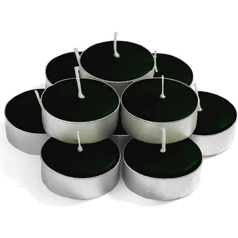 Cadılar Bayramına Özel Vıp Siyah Mum Black Tea Light Candle Siyah Tea Light Mum Siyah Mum 50 Adet Dekoratif Mum Fiyatı