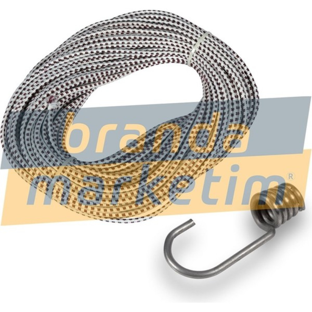 Çadır Branda Gergi Lastiği Ip 20 Mt+ 10 Adet Metal Lastik Kancası Çadır Fiyatı
