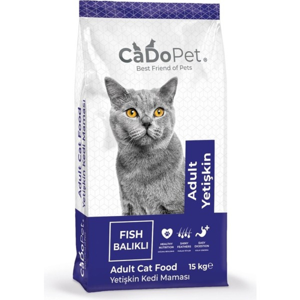 Cado Pet  Kedi Maması Balıklı 15 kg Evcil Hayvan Ürünleri Fiyatı